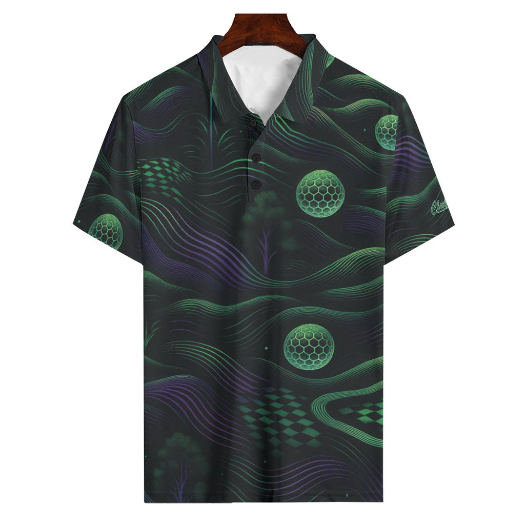 Clubbin Midnight Flow Men’s Golf Polo